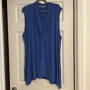 Twist front tunic sleeveless